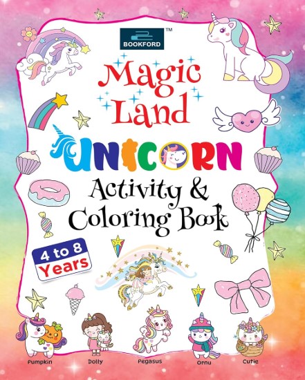 Magic Land Unicorn Activity & Coloring Book